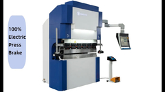 100% elektrische drukremmachine 40Ton 1300mm DA66T 3D controller, kleine servo drukrem