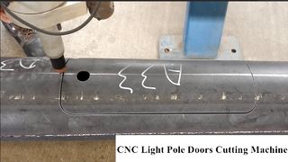 Automatische paaldeuren snijmachine, CNC LICHT POOL DEUR SNIJMACHINE