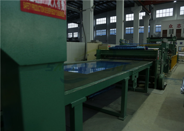 Full Automatic Cut To Length Line 10×2200 Steel Coil Human Machine Interface